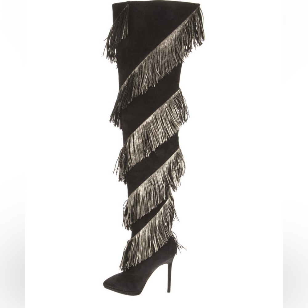 Christian Louboutin Suede Thigh high boots